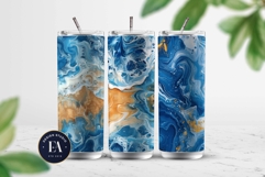 Acrylic Water waves pattern | Abstract Ocean waves pattern Product Image 2