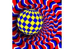 Illusion Vector. Optical 3d Art. Motion Dynamic Effect. Product Image 1