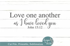 Love one another SVG, png, eps, sublimation, printable Product Image 3
