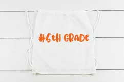#5th Grade SVG Cut File - Back to School DXF EPS PNG JPG Product Image 4