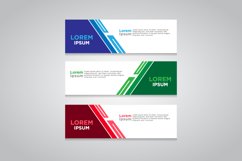 Vector abstract design banner web template. Product Image 1