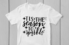 Tis the season to sparkle - Christmas SVG EPS DXF PNG File Product Image 2