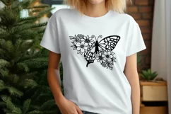Flower Butterfly Svg, Butterfly Flower Svg, Butterfly Svg Product Image 4