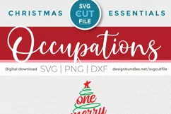 Christmas Healthcare Worker svg -a Health care Worker design Product Image 5