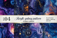 Acrylic Galaxy pattern | Abstract stars and cosmic pattern Product Image 1