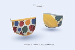 Cotton Face Mask Mockup Template Product Image 1