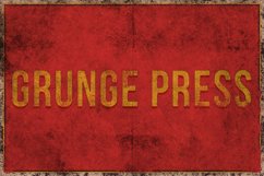 Grunge Press - Adobe Photoshop Text Effect Product Image 1
