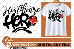 Healthcare Hero svg, Stethoscope svg, Medical svg, Nurse svg Product Image 2