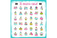 36 Funny Lettering Cards Collection! Product Image 3