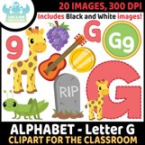 Big Alphabet Letter Clipart Bundle - Lime and Kiwi Designs Product Image 24