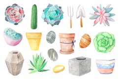 Watercolor Succulents Collection Product Image 3