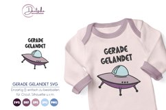 UFO SVG | Gerade Gelandet SVG Product Image 1