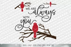 We Are Always With You SVG | Farmhouse Sign | Ornament SVG | Product Image 3