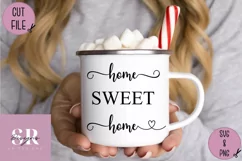 Home sweet home decal| Vinyl cutting | Home sweet home Product Image 2