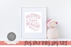Blessed Beyond Measure| Wood Sign Template Product Image 3