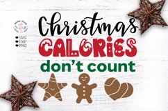 Christmas Calories Cut File and Sublimation Product Image 1