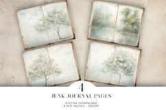 Watercolour Junk Journal Digital Paper Bi-fold Product Image 1