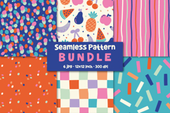 Fruits Pattern Summer Digital Paper Bundle Product Image 1