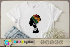 My History Is Strong SVG, Black History Month SVG, Woman SVG Product Image 2