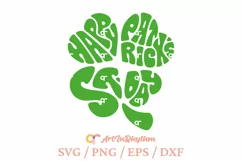 Happy St. Patrick's Day Svg, Lucky Clover Svg, Shamrock Svg Product Image 2