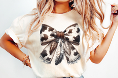 Western Style Bow Clipart, Sublimation PNG. Product Image 2