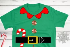 Elf costume Christmas Elf body Costume Svg, Elf Suit svg Product Image 2