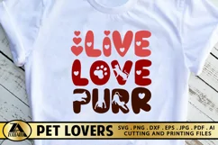 Cat SVG Cat Quote SVG Paw Print SVG Pet Valentine SVG Product Image 3