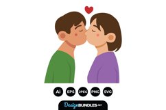 Kiss Clipart Product Image 1