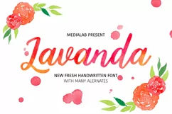 Lavanda - Free Font of The Week Product Image 1