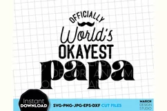 Fathers Day SVG Daddy SVG Fathers Day Shirt SVG Gift For Him Product Image 2