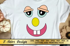 Mask SVG PNG EPS DXF Funny Face Mask SVG Funny Mask Design Product Image 2