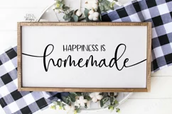 Kitchen - Happiness Is Homemade - Farmhouse Sign SVG PNG JPG Product Image 1