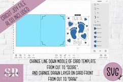 It’s a boy card insert design| Paper cutting | Cricut Joy s Product Image 2
