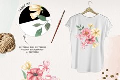 Spring Floral Bird Watercolors Flowers Bouquets Arrangements Product Image 2