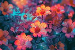 Glowing Flower Background Wallpaper Product Image 1