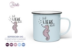 Seepferdchen SVG | Ich liebe Dich Product Image 1