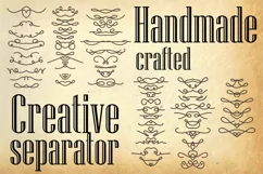 50 Handmade Text Dividers, AI, EPS, PNG, SVG Product Image 2