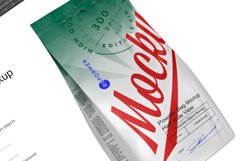 Powder Bag Mockup Half Side View Product Image 6