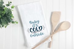 Baby It's Cold Outside SVG Cut File - Christmas SVG File Product Image 3