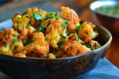 Roasted cauliflower florets sprinkled with fresh herbs sitti Product Image 1