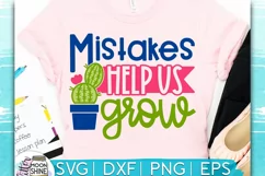 Mistakes Help Us Grow SVG DXF PNG EPS Cutting Files Product Image 1