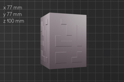 Desk organizer STL file, 3D printed creative pen holder Product Image 2