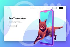 Dog Trainer App - Banner &amp; Landing Page Product Image 1