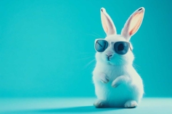 funny bunny with glasses Product Image 1