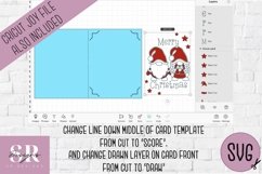 Christmas insert card design| Paper cutting | Cricut Joy svg Product Image 2