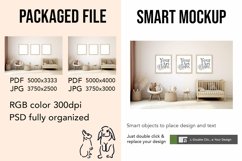 Canvas Smart Mockup PSD &amp; JPG Template Graphic Product Image 2