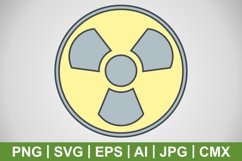 Vector Radiation Icon Product Image 1