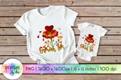 Growing Love Print | Love Flower | Valentine's Day Print Product Image 1