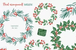 Woof Christmas Watercolor Product Image 8