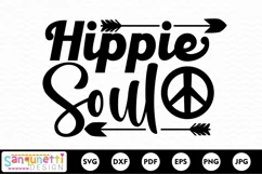 Hippie soul SVG, peace and love svg Product Image 2